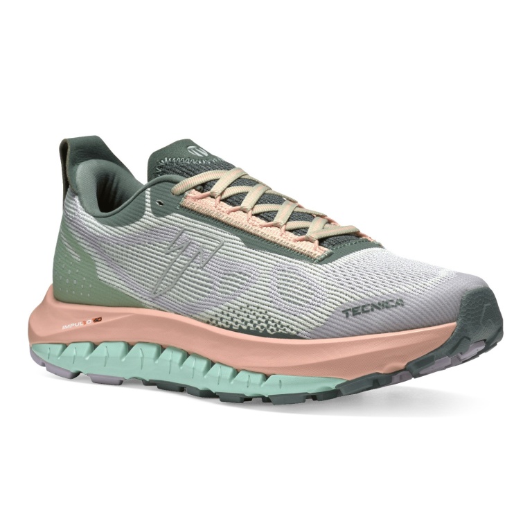 Tecnica Trail-Laufschuhe Pyrox Hybrid (atmungsaktiv) 2025 hellgrau Damen